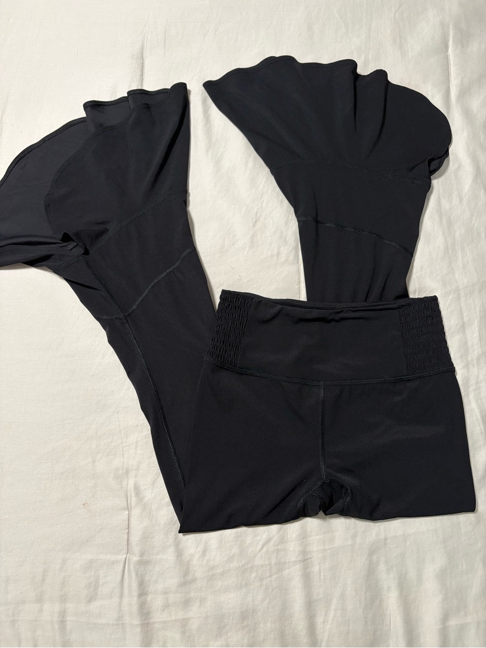FP Movement by Free People Black High-Waist Flare Leggings